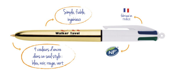 Personnalisation d'objets publicitaires (stylos)