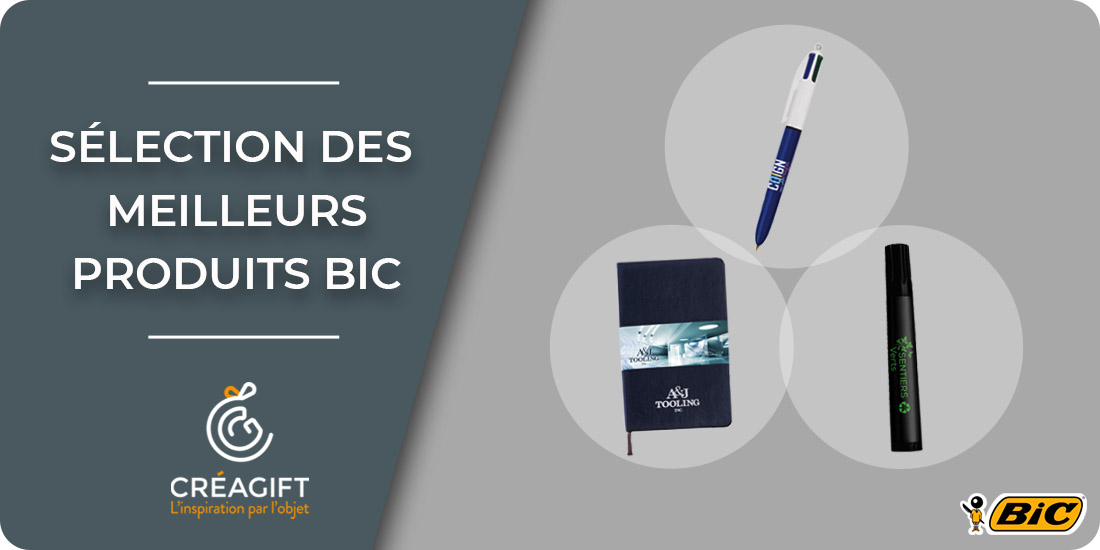 sélection meilleurs produits bic personnalisables objets publicitaires nantes créagift