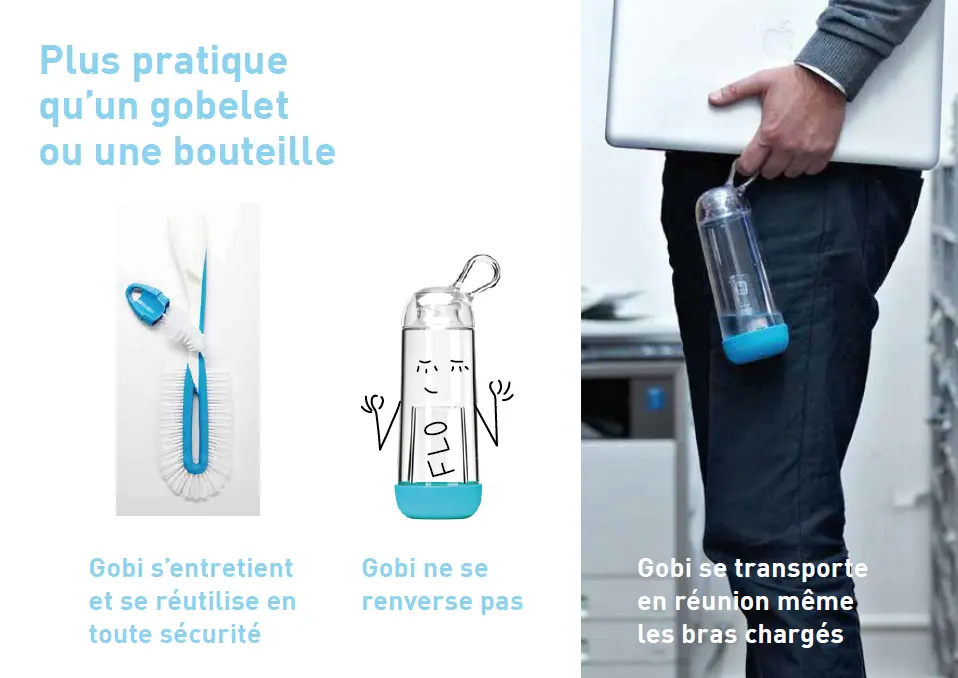 gourde objet publicitaire ecologique pratique Creagift