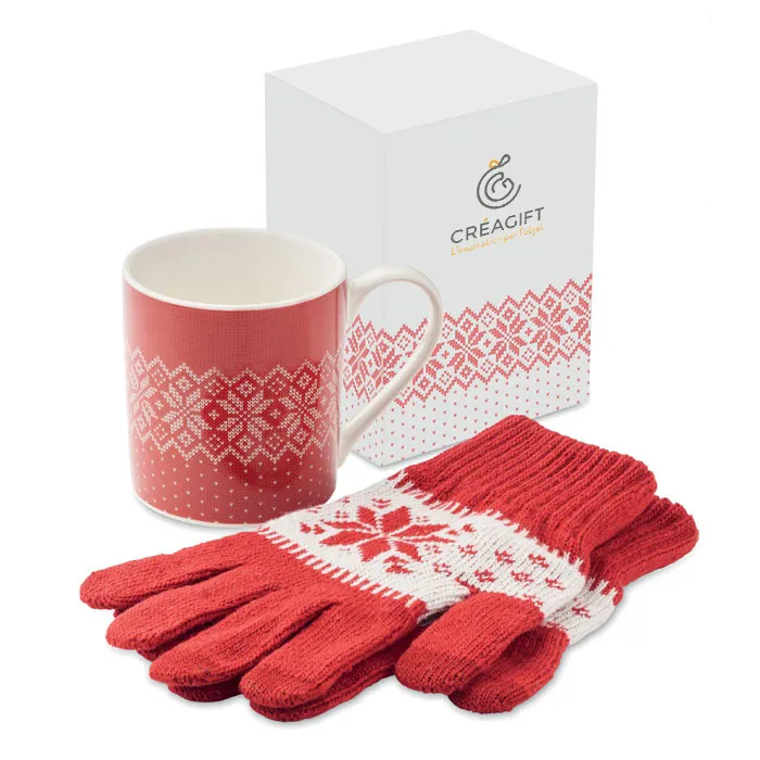 Set mug et gants Hiver