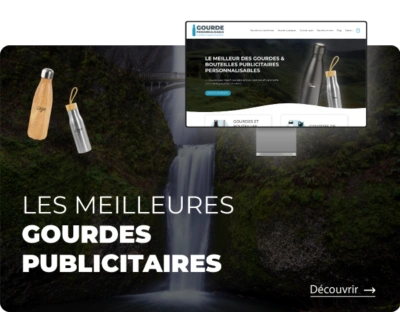 site web gourdes publicitaires de creagift