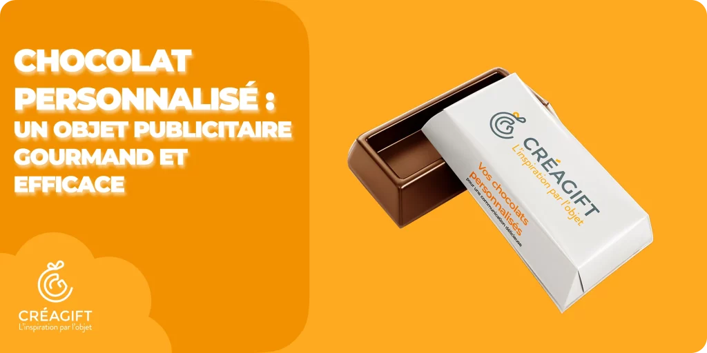 Chocolat personnalisé un objet pub gourmand